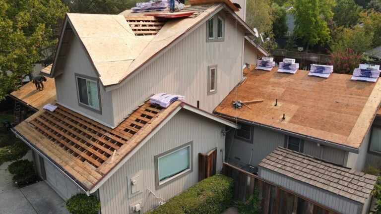 warning signs you need a new roof. Roof that has been taken off.