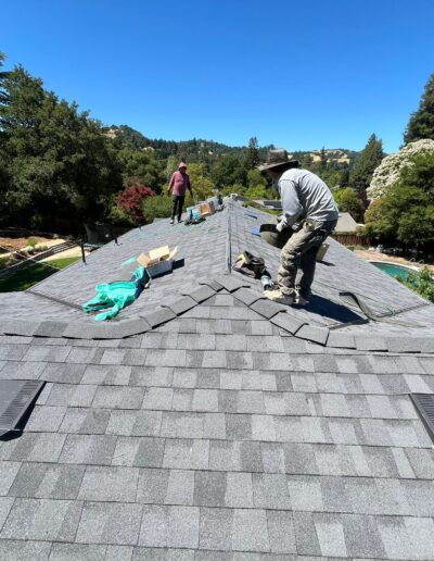 installing a roof