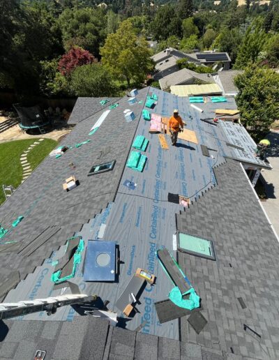 installing a roof