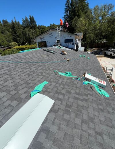 installing a roof