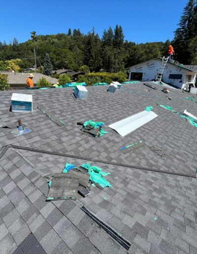 installing a roof