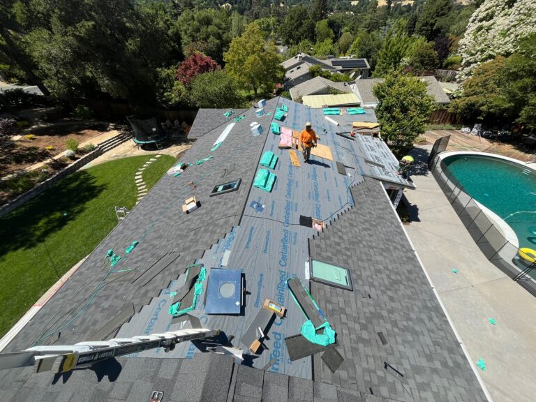 sagging roof repair