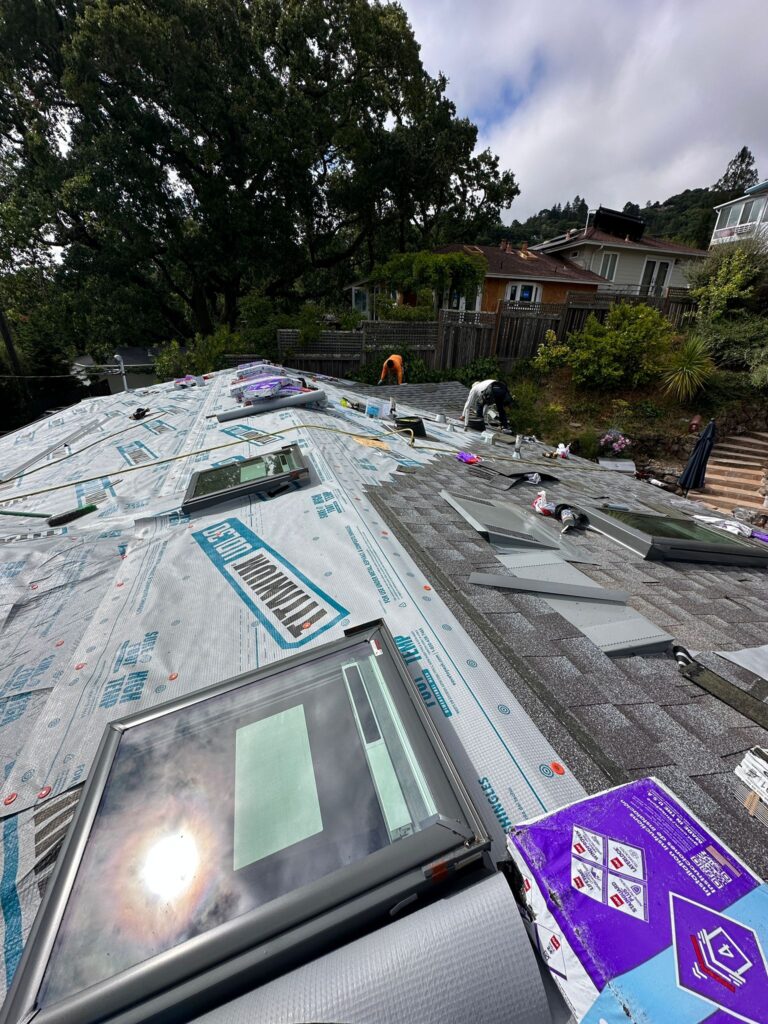 adding skylights to roof
